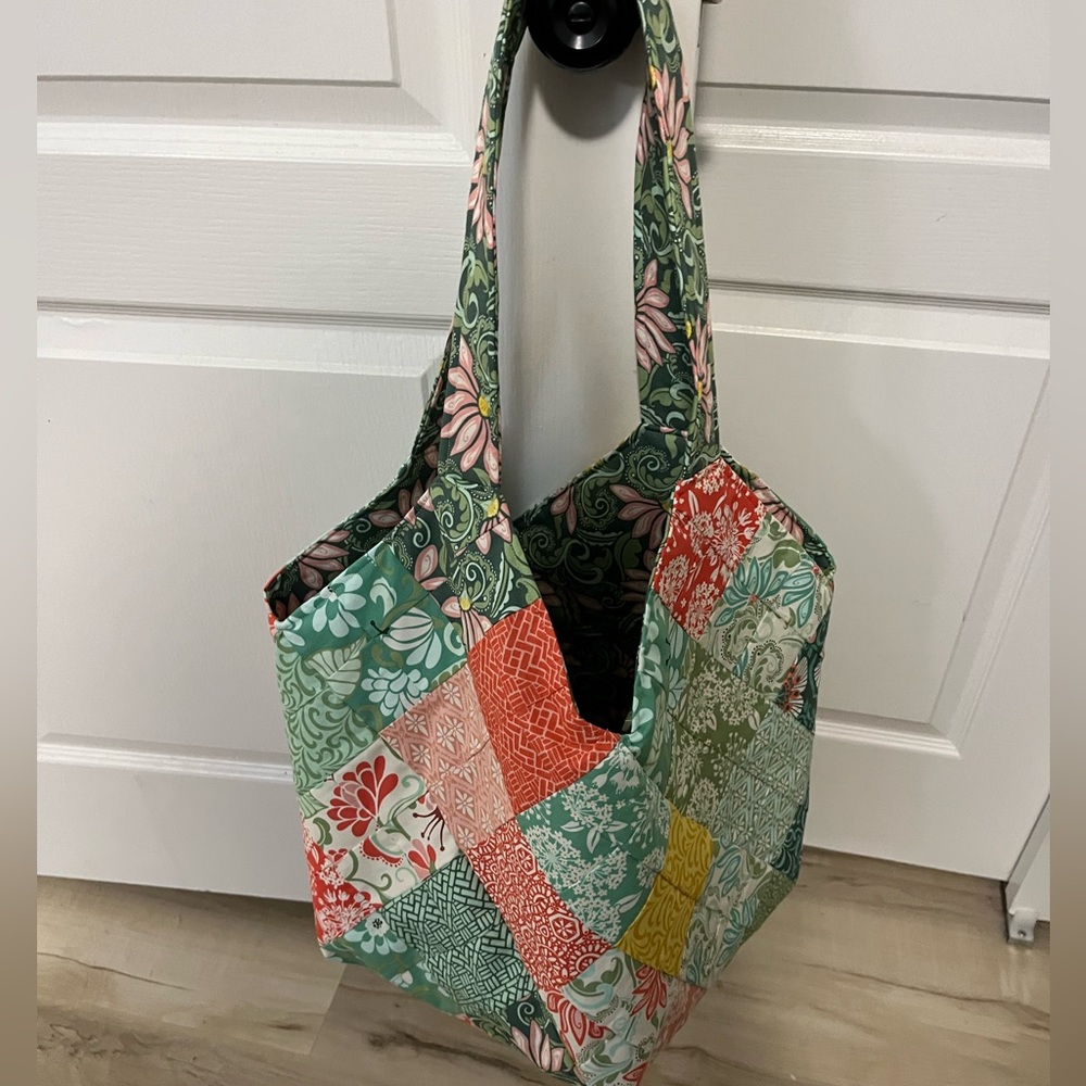 Tango Pattern Colorful Mondo Large Bag New. Tote. Cotton.